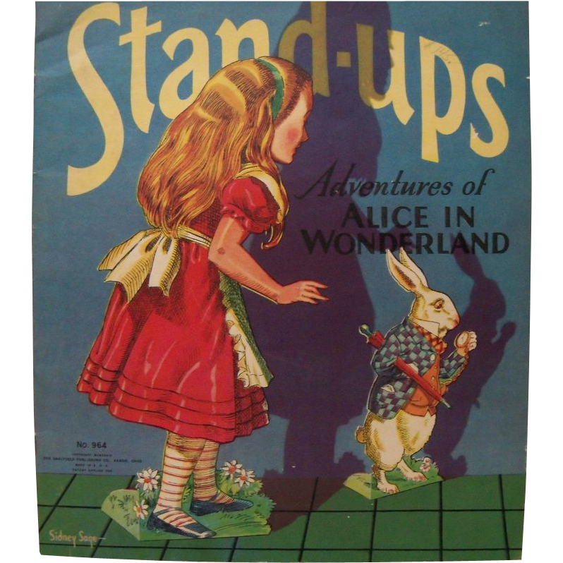 Childrens Book "Standups Adventure of Alice in Wonderland" Childrens Book "Standups Adventure of Alice in Wonderland"