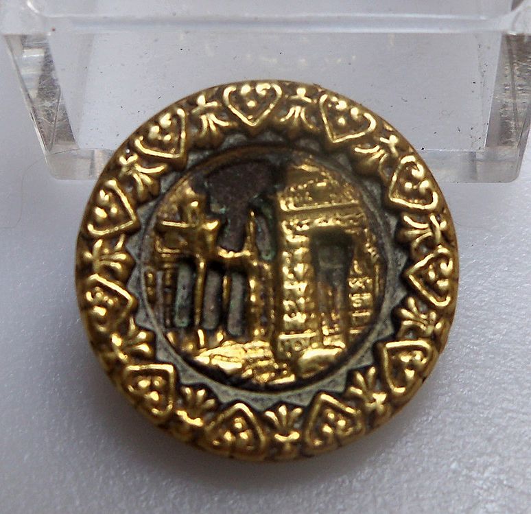 Button of Architectural Scene Button of Architectural Scene