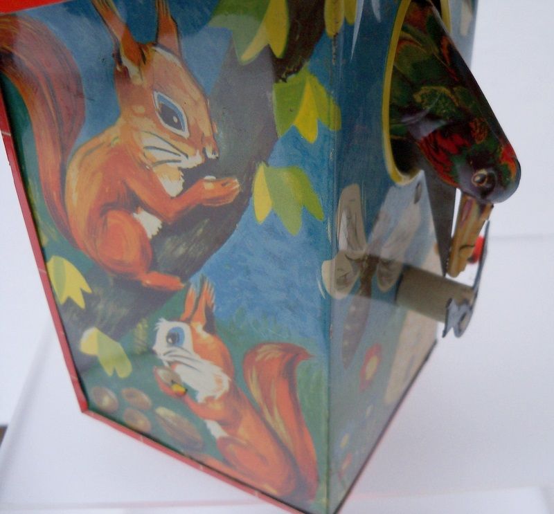 Western Germany Windup Bird House Bank Western Germany Windup Bird House Bank