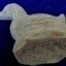 Vintage Chalkware Figural Duck Vintage Chalkware Figural Duck