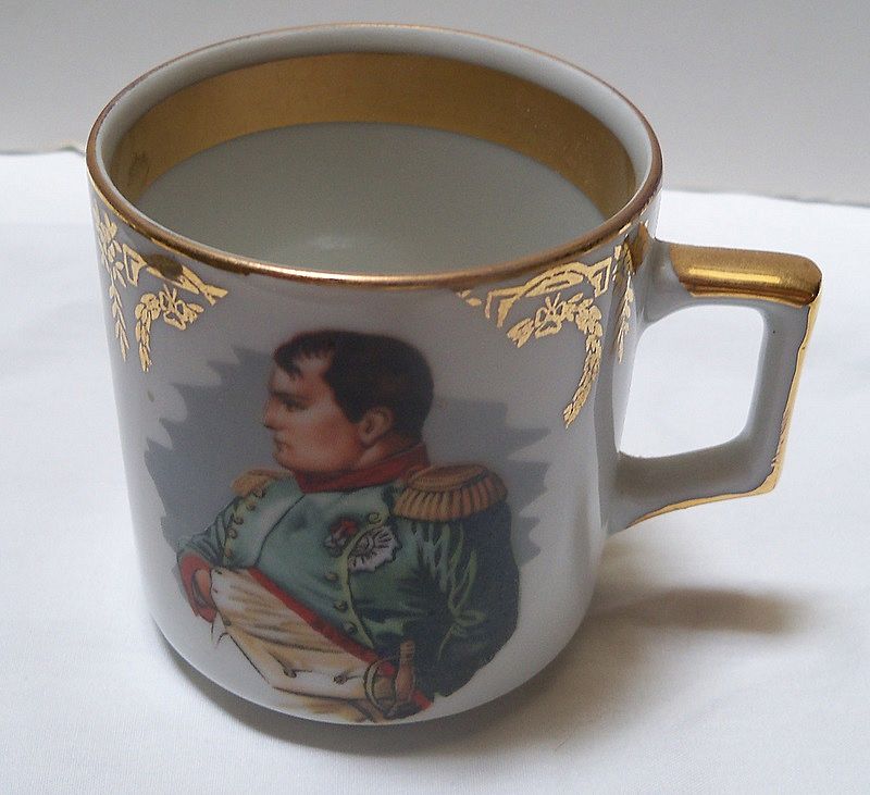 Napoleon Bonaparte Souvenir Cup and Saucer Napoleon Bonaparte Souvenir Cup and Saucer