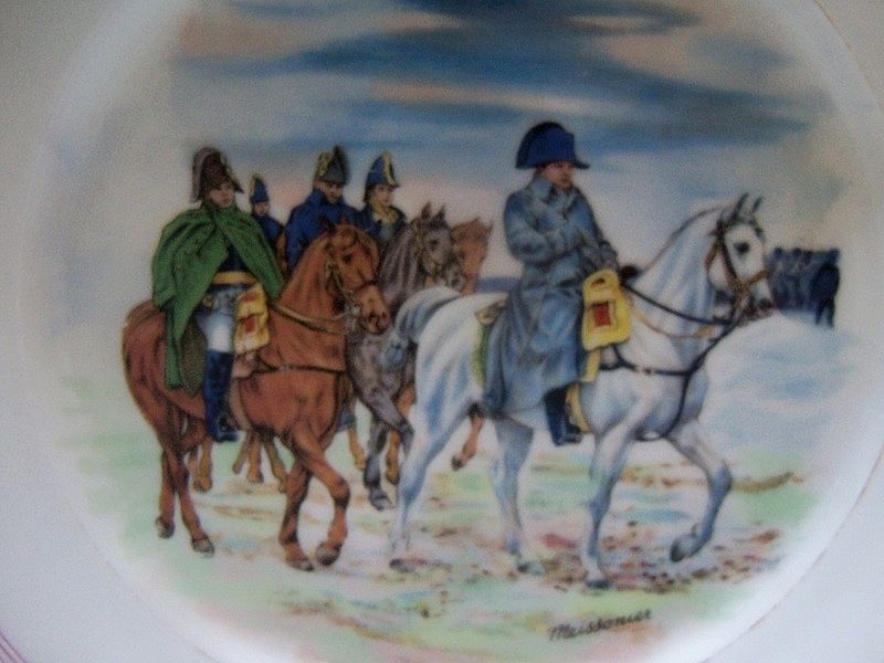 French Plate Napoleon at Battle of Friedland French Plate Napoleon at Battle of Friedland