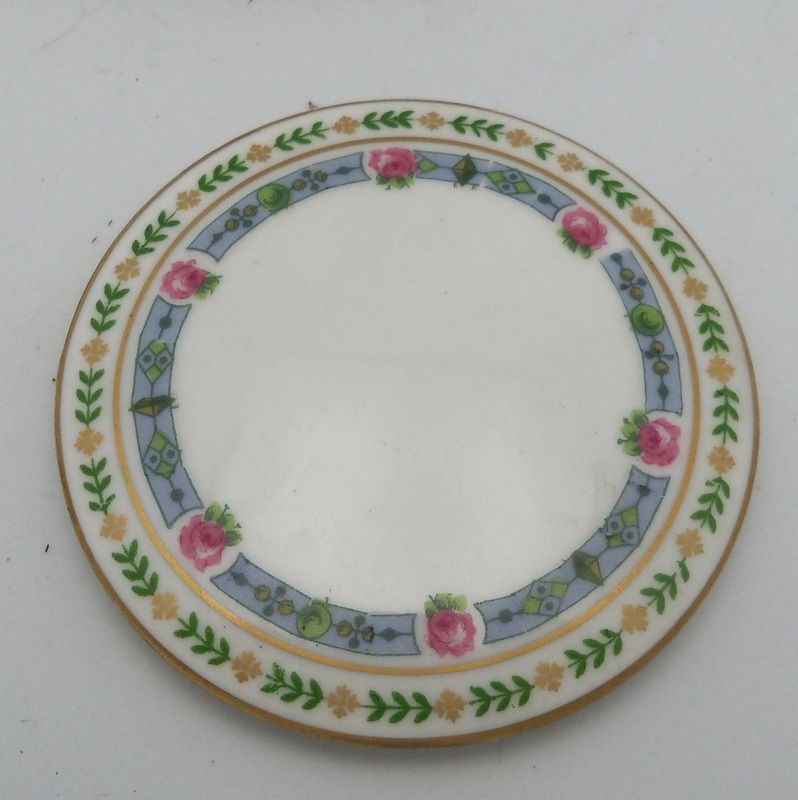 Limoges Three Legged Covered Pin Box Limoges Three Legged Covered Pin Box