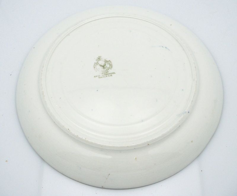 Advertising Cobalt and Gold Trimmed Plate "Josephine Bonaparte" Advertising Cobalt and Gold Trimmed Plate "Josephine Bonaparte"
