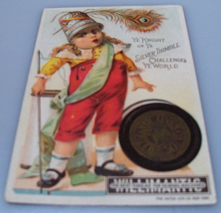 Advertising Trade Card "Willimantic Thread Co." Advertising Trade Card "Willimantic Thread Co."