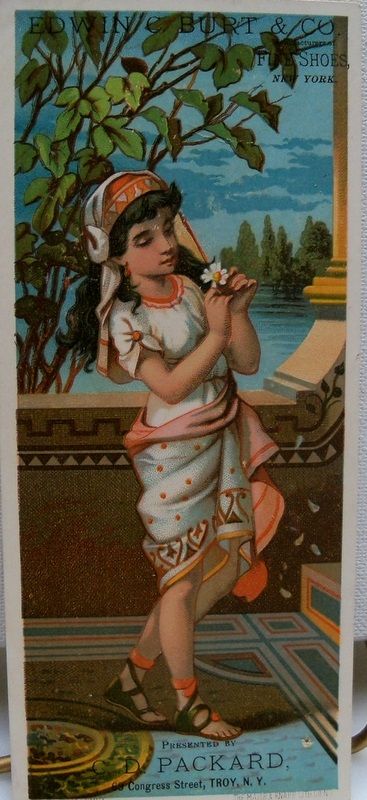 Advertising Trade Card and Calendar1883 Advertising Trade Card and Calendar1883