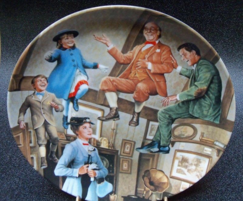 Knowles Disney Plate "Mary Poppins We Love to Laugh" Knowles Disney Plate "Mary Poppins We Love to Laugh"