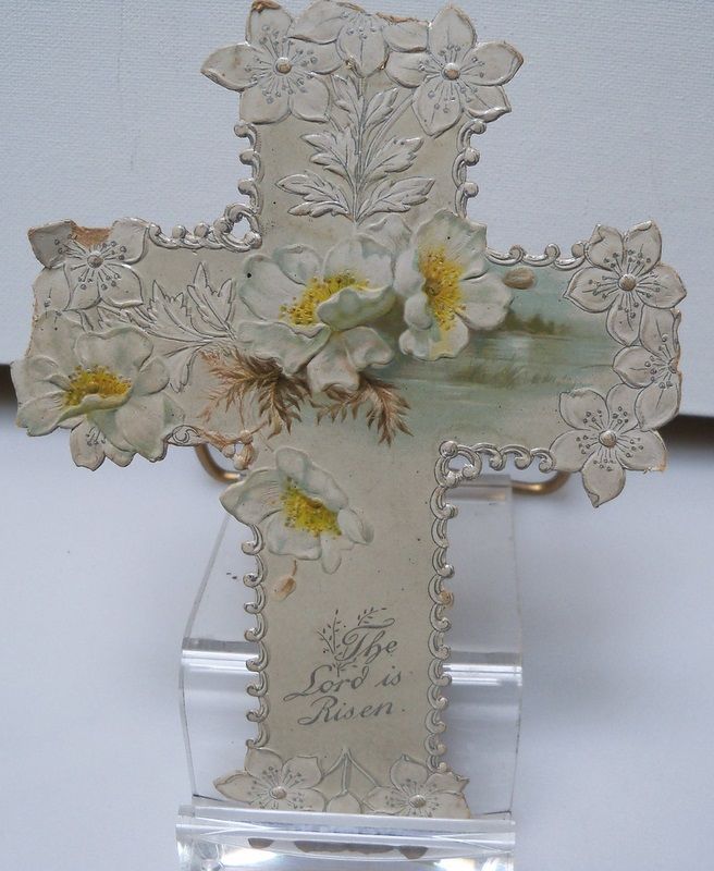 Easter Greeting Figural Cross Easter Greeting Figural Cross