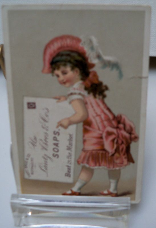 Advertising trade card "Soap" Advertising trade card "Soap"