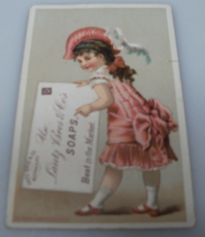 Advertising trade card "Soap" Advertising trade card "Soap"