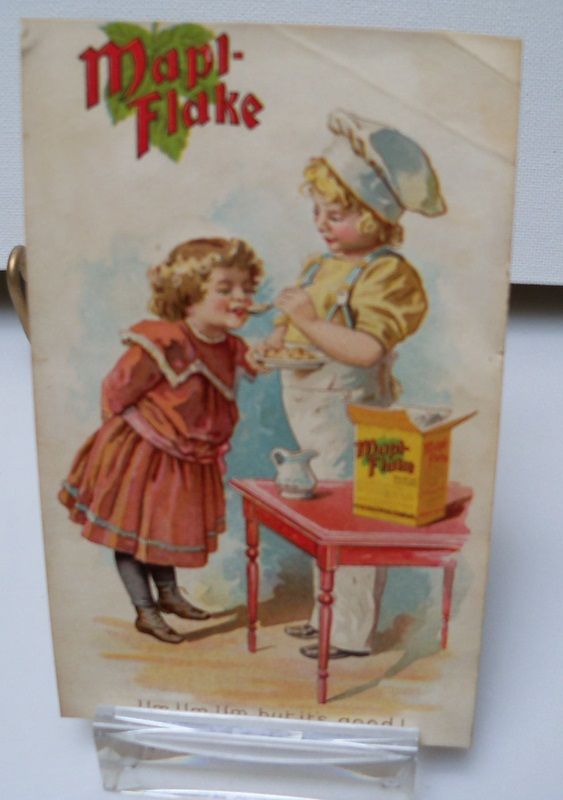 Advertising Trade Card "Mapl-Flake Cereal" Advertising Trade Card "Mapl-Flake Cereal"