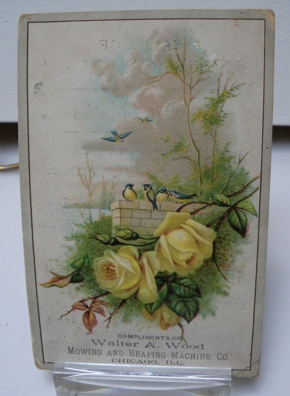 Advertising Trade Card Harvesting Machines Advertising Trade Card Harvesting Machines