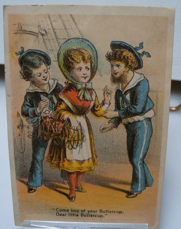 Advertising Trade Card "The Baby Pinafore" Advertising Trade Card "The Baby Pinafore"