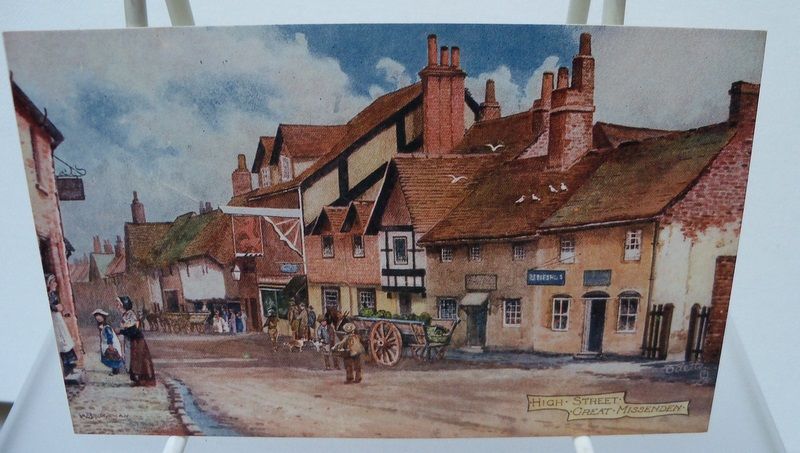 Postcard Tuck's Oilette "Picturesque Bucks" Series II "High Street Great Messenden" Postcard Tuck's Oilette "Picturesque Bucks" Series II "High Street Great Messenden"
