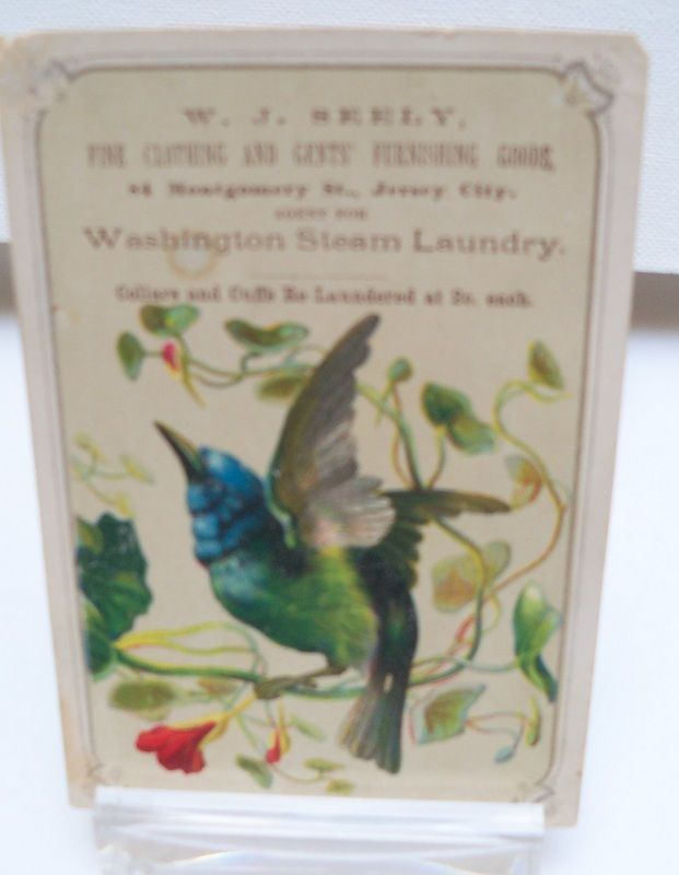 Advertising Trade Card "Fine Clothing and Furnishings" Advertising Trade Card "Fine Clothing and Furnishings"