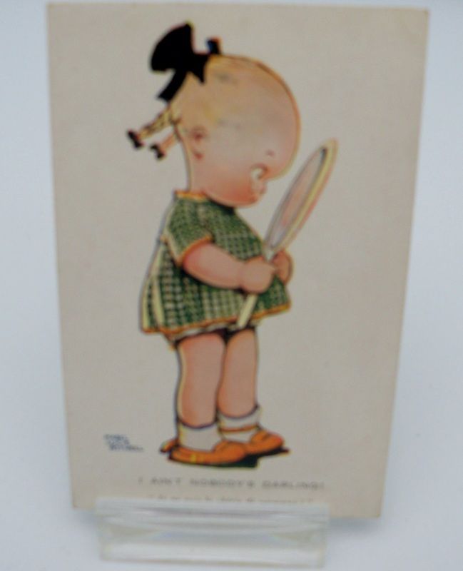 Lucie Atwell Postcard Little Girl "I Ain't Nobody's Darling" Lucie Atwell Postcard Little Girl "I Ain't Nobody's Darling"
