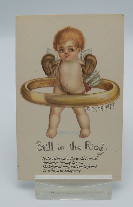 Artist Signed postcard "Still in the Ring" Artist Signed postcard "Still in the Ring"