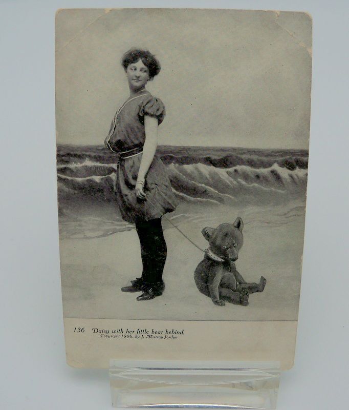 Bathing Beauty Postcard with Little Bear Bathing Beauty Postcard with Little Bear