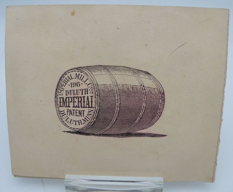 Advertising Trade Card Duluth Flour Mill Advertising Trade Card Duluth Flour Mill