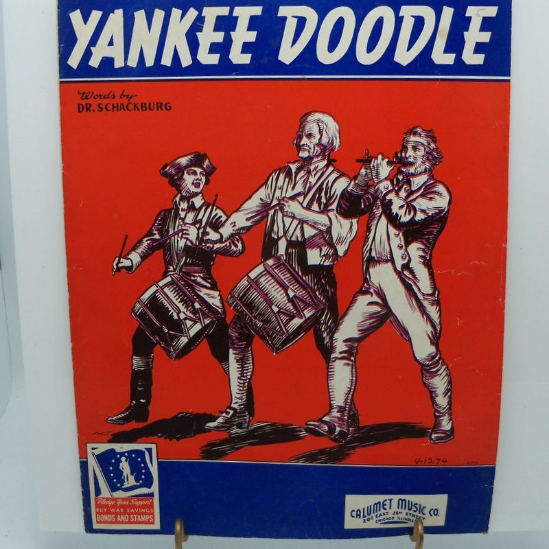 Sheet Music "Yankee Doodle" Sheet Music "Yankee Doodle"