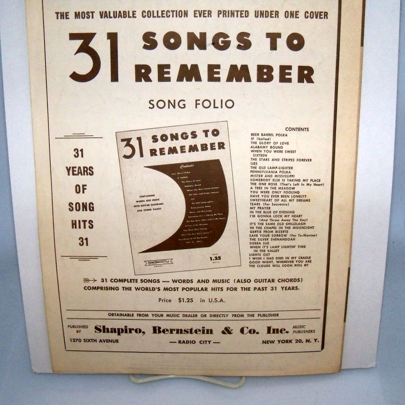 Sheet Music Eddie Fisher "Oh My Pa-Pa" Sheet Music Eddie Fisher "Oh My Pa-Pa"