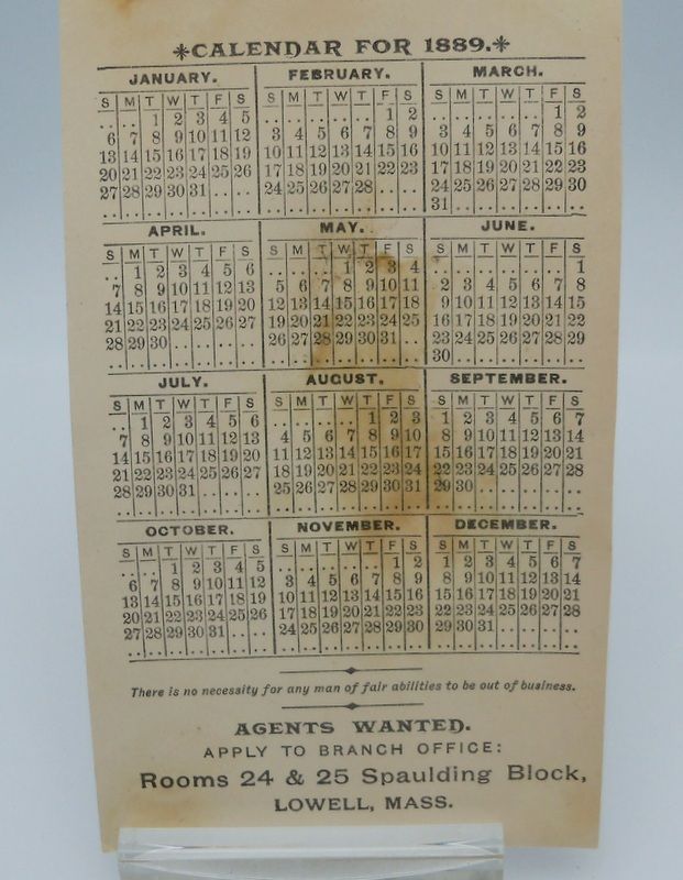 Advertising Calendar for Metropolitan Life Insurance Co Advertising Calendar for Metropolitan Life Insurance Co