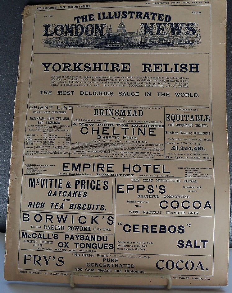 The Illustrated London News Magazine May 25, 1901 The Illustrated London News Magazine May 25, 1901