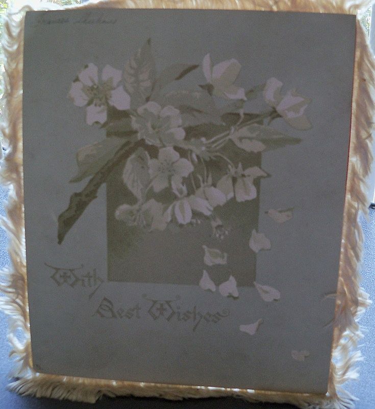 Lovely Fringed Victorian Birthday Card Lovely Fringed Victorian Birthday Card