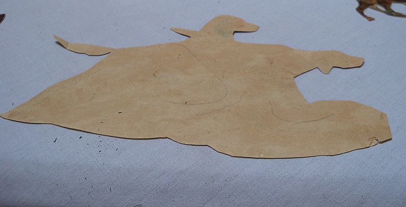 Victorian Scraps of Hunting Dogs Victorian Scraps of Hunting Dogs