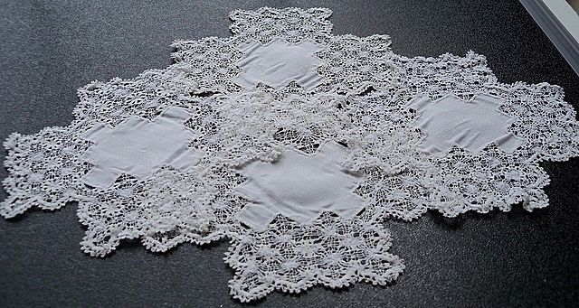 Dainty White Lacy Coasters From Charlotte NC Dainty White Lacy Coasters From Charlotte NC