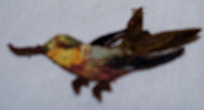 Small Colorful Hummingbird Applique Small Colorful Hummingbird Applique