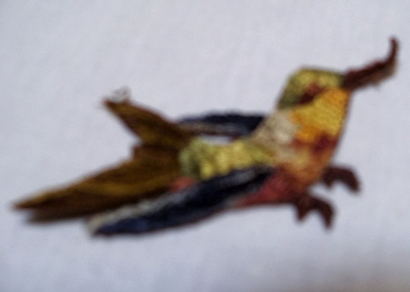 Small Colorful Hummingbird Applique Small Colorful Hummingbird Applique