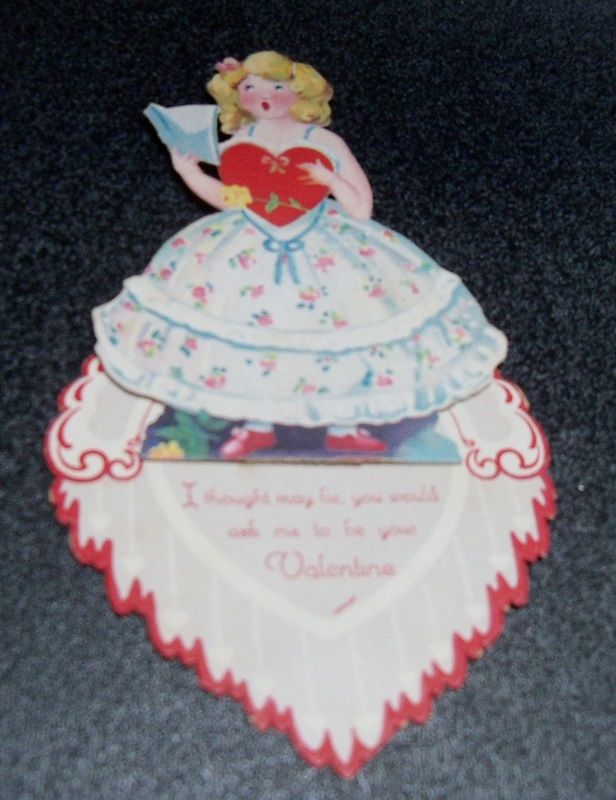 Girl Singing a Song Stand Up Valentine Girl Singing a Song Stand Up Valentine