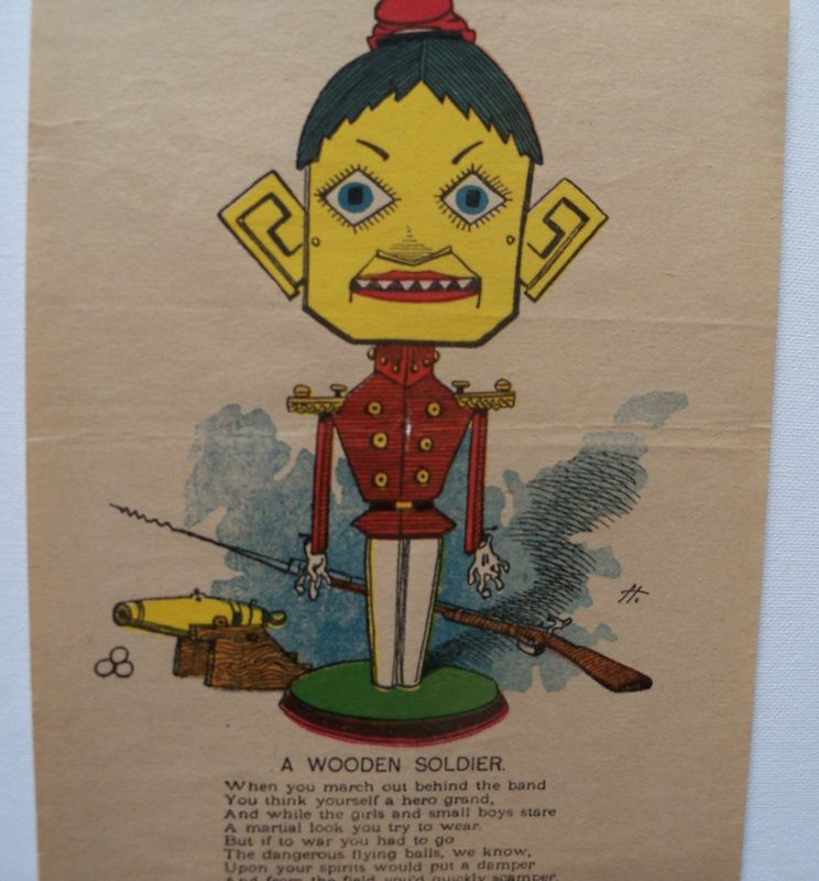 Vinegar Valentine "A Wooden Soldier" Vinegar Valentine "A Wooden Soldier"