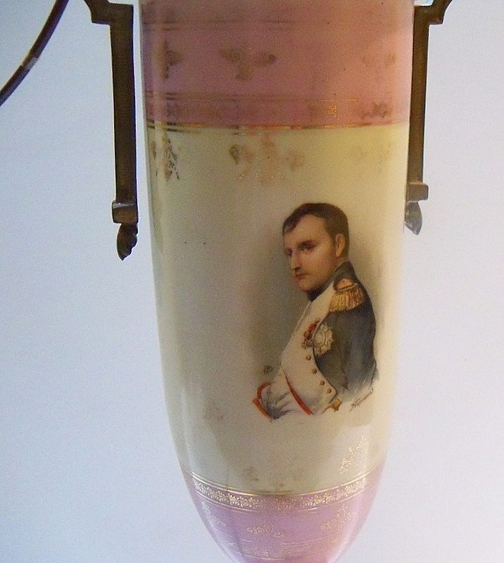 Pair of Lamps with Portraits of Napoleon and Josephine Pair of Lamps with Portraits of Napoleon and Josephine