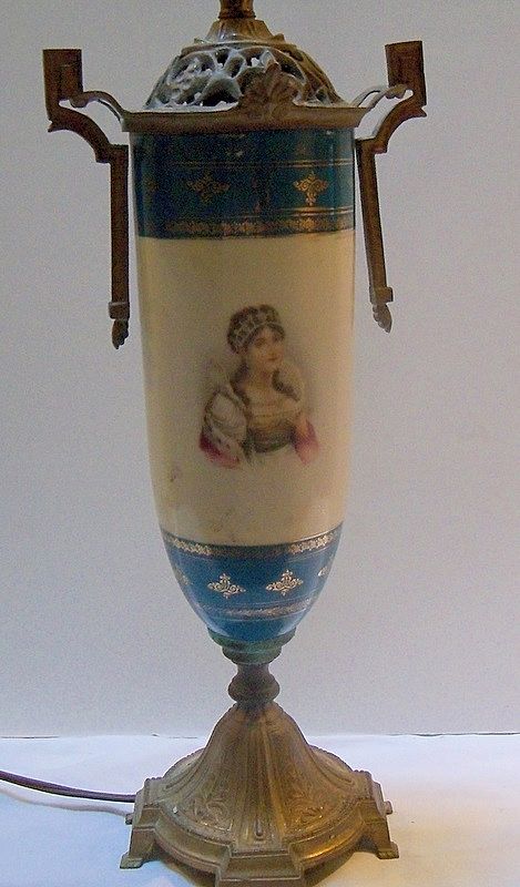 Pair of Lamps with Portraits of Napoleon and Josephine Pair of Lamps with Portraits of Napoleon and Josephine
