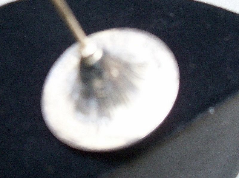 Hatpin Silverplate Dome Shape Hatpin Silverplate Dome Shape