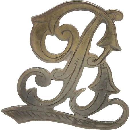 Hatpin Flip Flop Sterling Letter "B" Hatpin Flip Flop Sterling Letter "B"