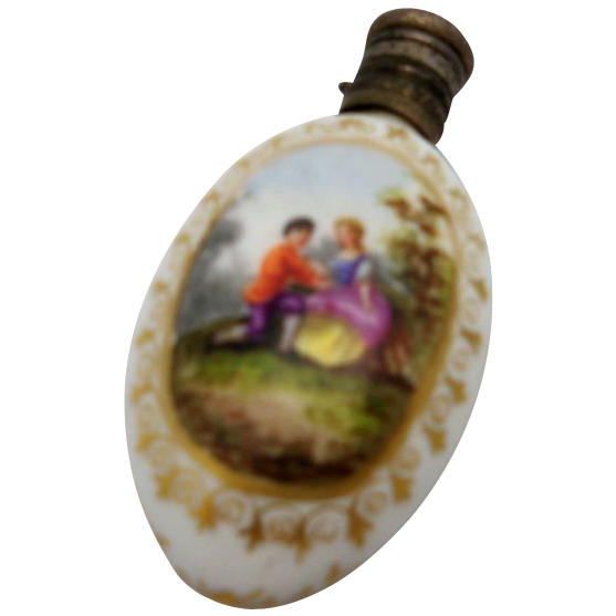 Lay Down Porcelain Scent Bottle Lay Down Porcelain Scent Bottle