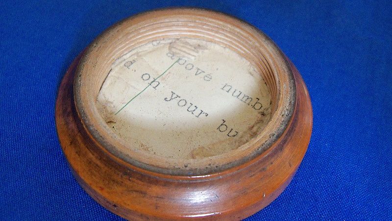 Turned Wood Glove Powder Shaker Turned Wood Glove Powder Shaker
