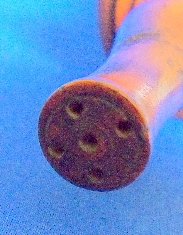 Turned Wood Glove Powder Shaker Turned Wood Glove Powder Shaker