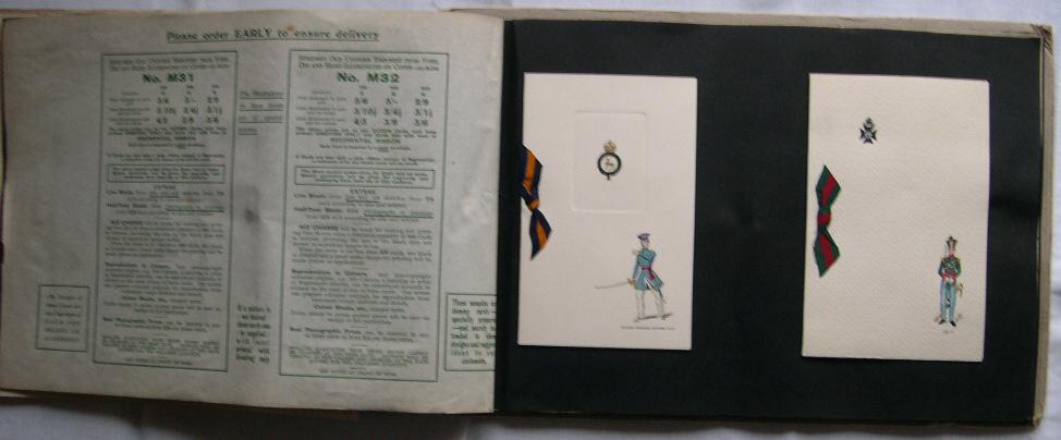 1939 Sample Album of English Military Christmas Cards 1939 Sample Album of English Military Christmas Cards
