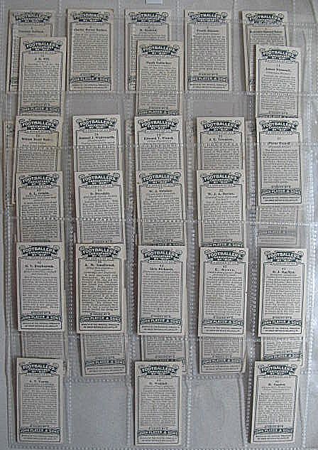 Part Set Vintage Players Cigarette Cards Football (Soccer) 1926 Part Set Vintage Players Cigarette Cards Football (Soccer) 1926