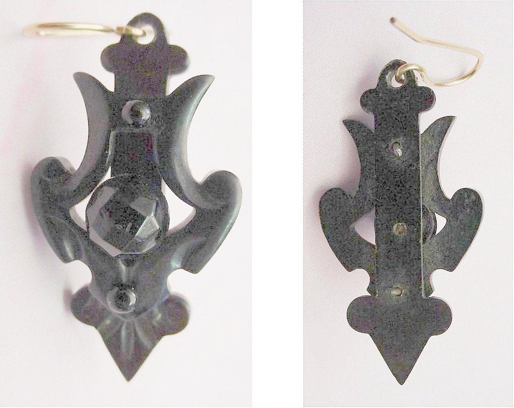 Magnificent Antique Tortoise Earrings Magnificent Antique Tortoise Earrings
