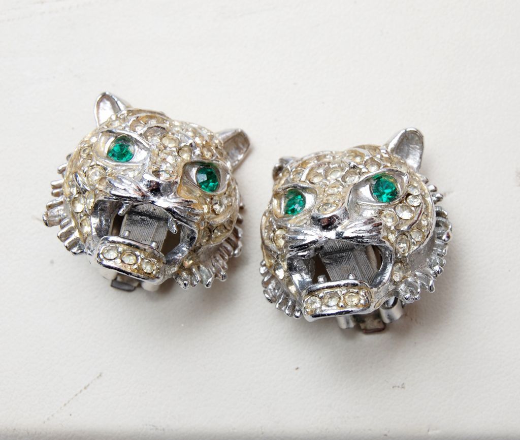 Kenneth Lane Tiger Earrings Kenneth Lane Tiger Earrings