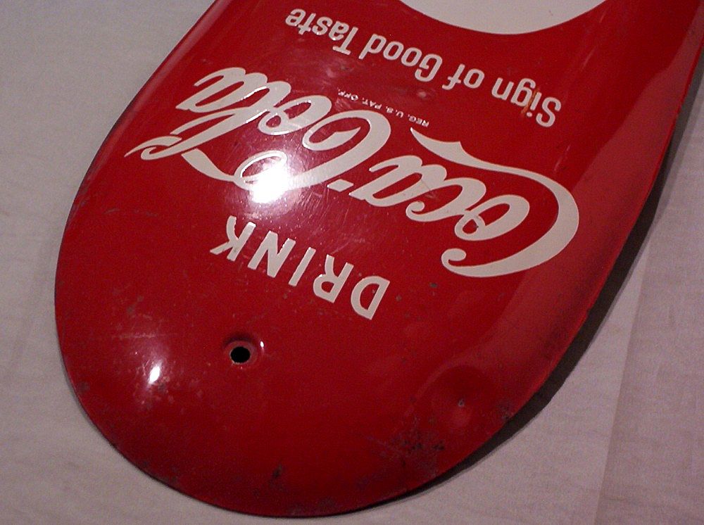 Fabulous 1948 Coca-Cola Cigar Shaped Thermometer 30" Fabulous 1948 Coca-Cola Cigar Shaped Thermometer 30"