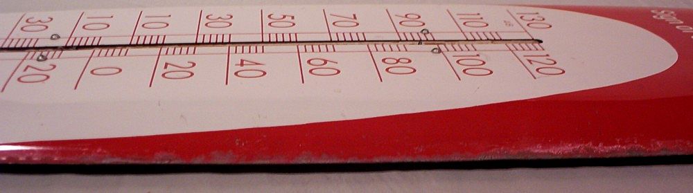 Fabulous 1948 Coca-Cola Cigar Shaped Thermometer 30" Fabulous 1948 Coca-Cola Cigar Shaped Thermometer 30"