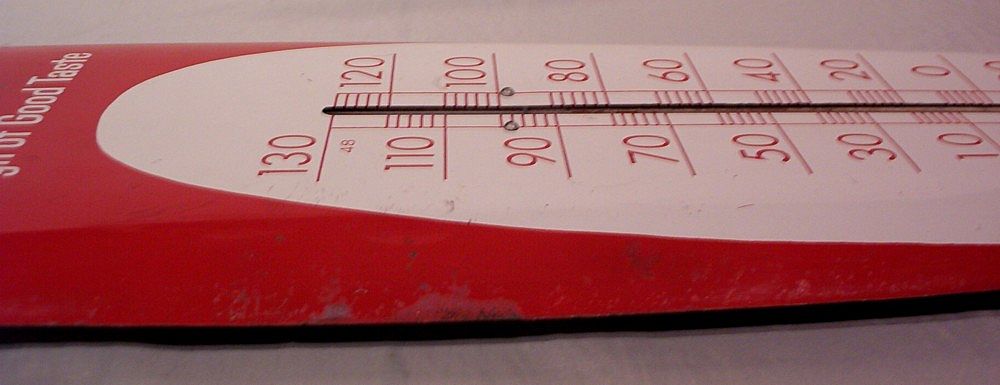 Fabulous 1948 Coca-Cola Cigar Shaped Thermometer 30" Fabulous 1948 Coca-Cola Cigar Shaped Thermometer 30"