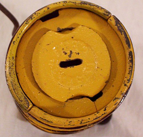 Vintage North Pole Ice Cream Freezer Cast Iron Bank Vintage North Pole Ice Cream Freezer Cast Iron Bank