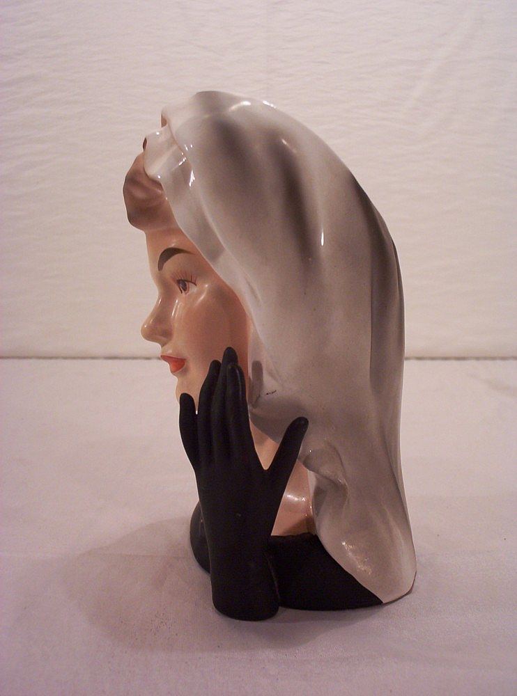 1964 Jackie Kennedy Head Vase Inarco E-1852 1964 Jackie Kennedy Head Vase Inarco E-1852